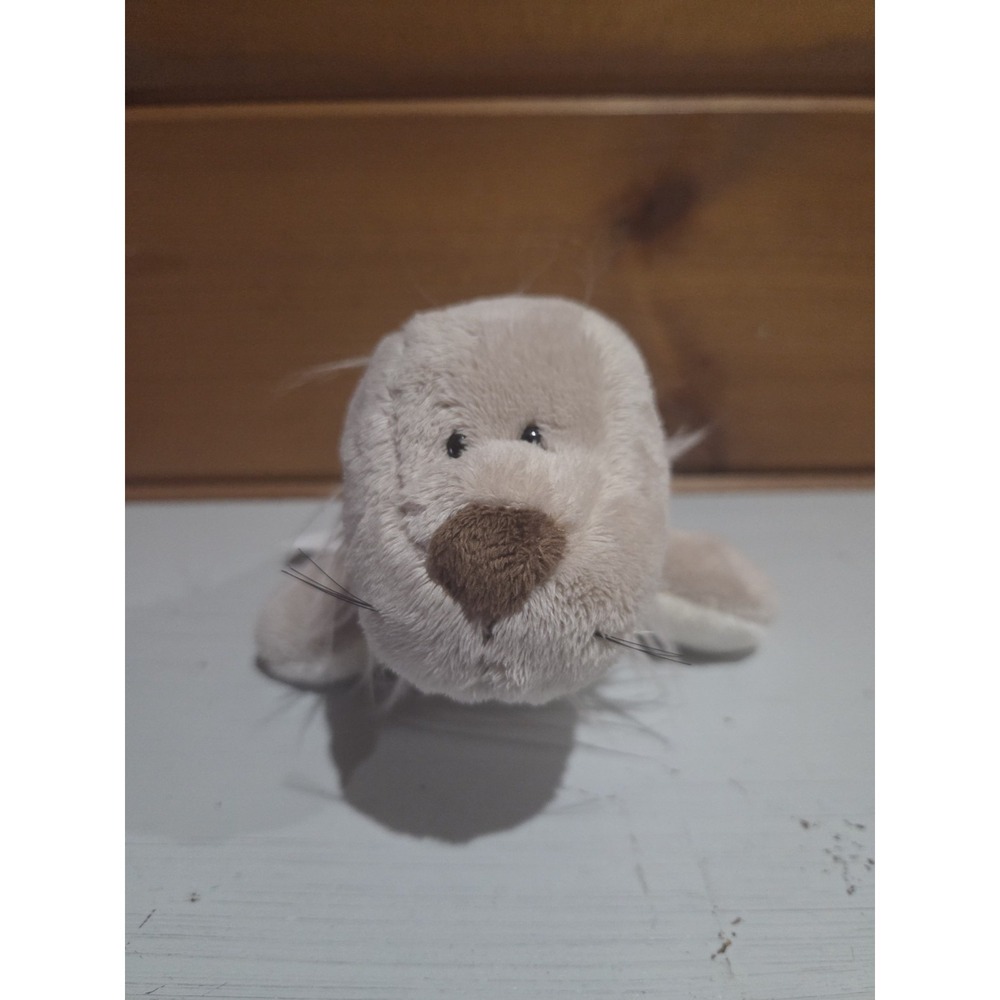 Nici Grey Seal 9" Soft Toy Plush Beanie Comforterโ E51